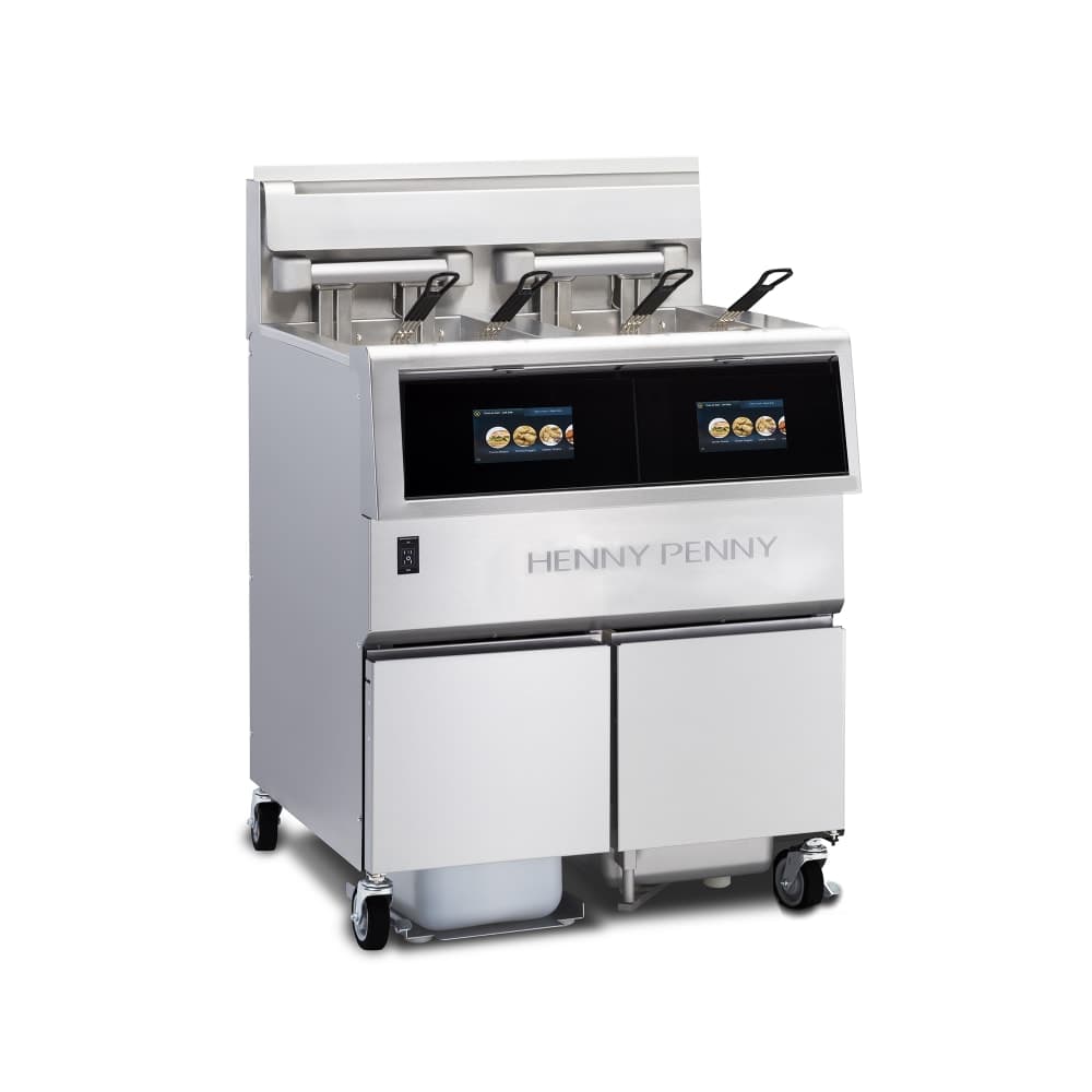 Henny Penny OFE512.0 Electric Fryer - (2) 30 lb Vat, Floor Model, 208v/3ph