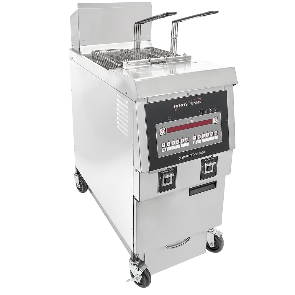 Henny Penny OFG321.01 Gas Fryer - (1) 65 lb Vat, Floor Model, Natural Gas