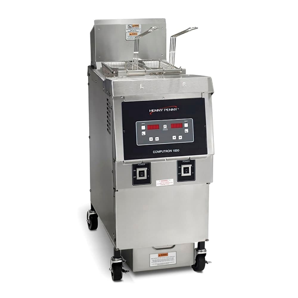 Henny Penny OFG321.04 Gas Fryer - (1) 65 lb Vat, Floor Model, Natural Gas