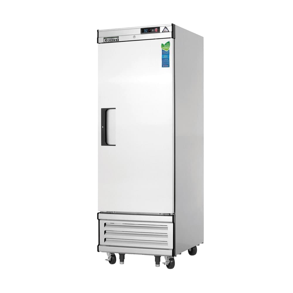 Everest Refrigeration EBR1 27" One Section Reach In Refrigerator, (1) Left Hinge Solid Door, 115v