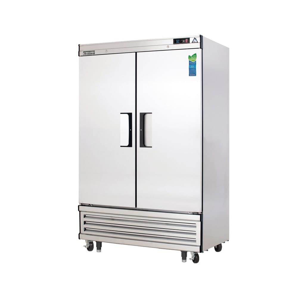 Everest Refrigeration EBSR2 49 5/8" Two Section Reach In Refrigerator, (2) Left/Right Hinge Solid Doors, 115v