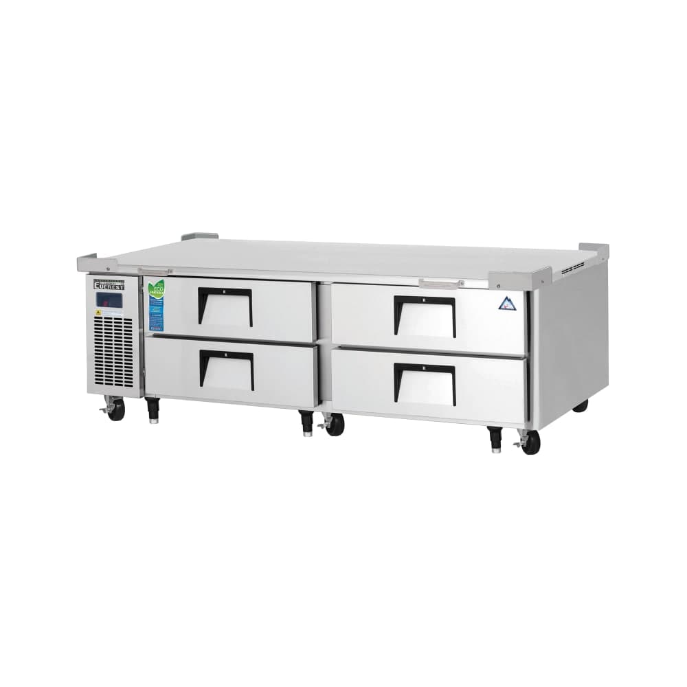 Everest Refrigeration ECB72D4 72 3/8" Chef Base w/ (4) Drawers - 115v