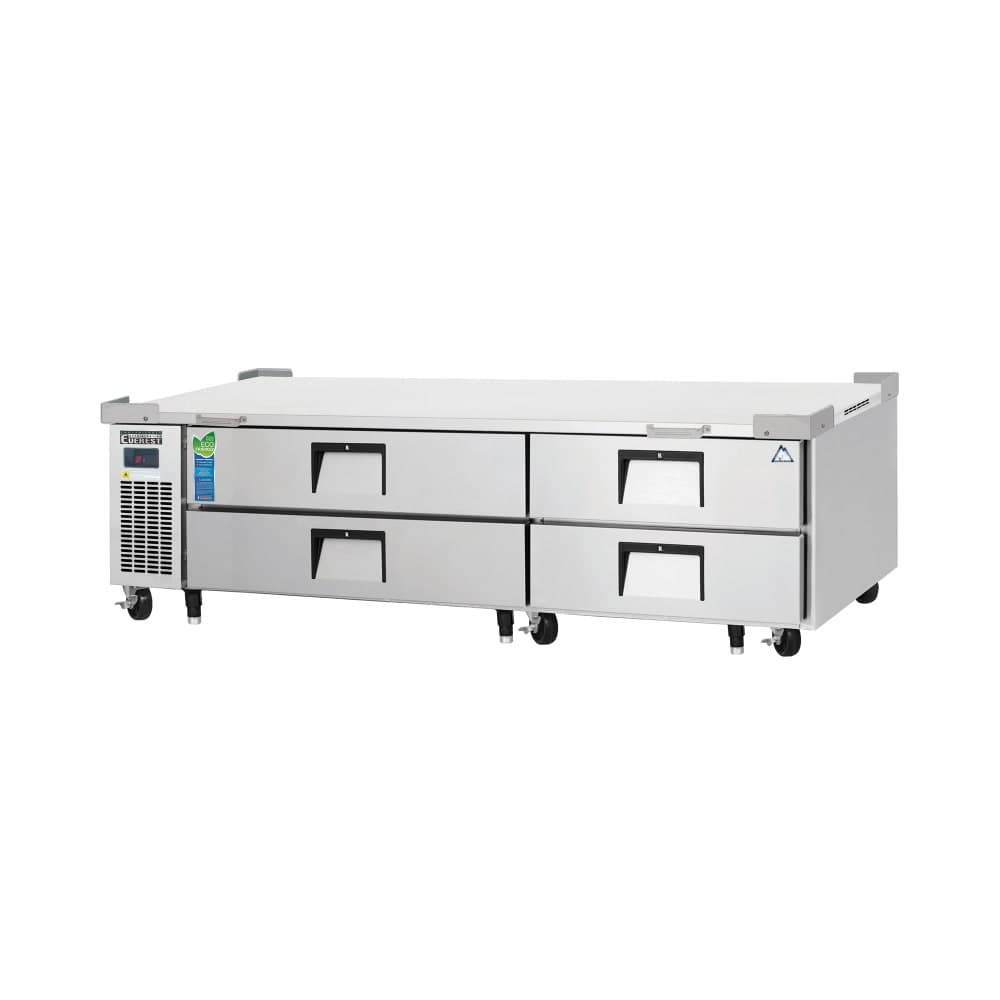 Everest Refrigeration ECB82-84D4 84" Chef Base w/ (4) Drawers - 115v