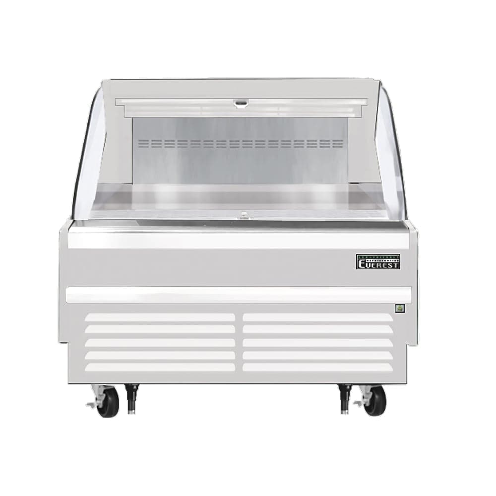 Everest Refrigeration EOMH-48-W-35-S 48" Horizontal Open Air Cooler w/ (1) Levels, White, 115v