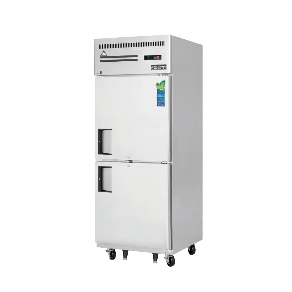 Everest Refrigeration ESRH2 29 1/4" One Section Reach In Refrigerator, (2) Right Hinge Solid Doors, 115v