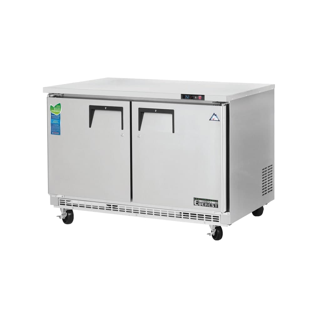 Everest Refrigeration ETBR2 47 1/2" W Undercounter Refrigerator w/ (2) Sections & (2) Doors, 115v
