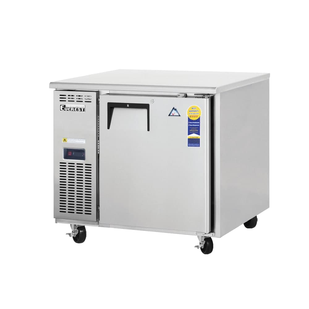 Everest Refrigeration ETF1-24 35 5/8" W Undercounter Freezer w/ (1) Section & (1) Door, 115v