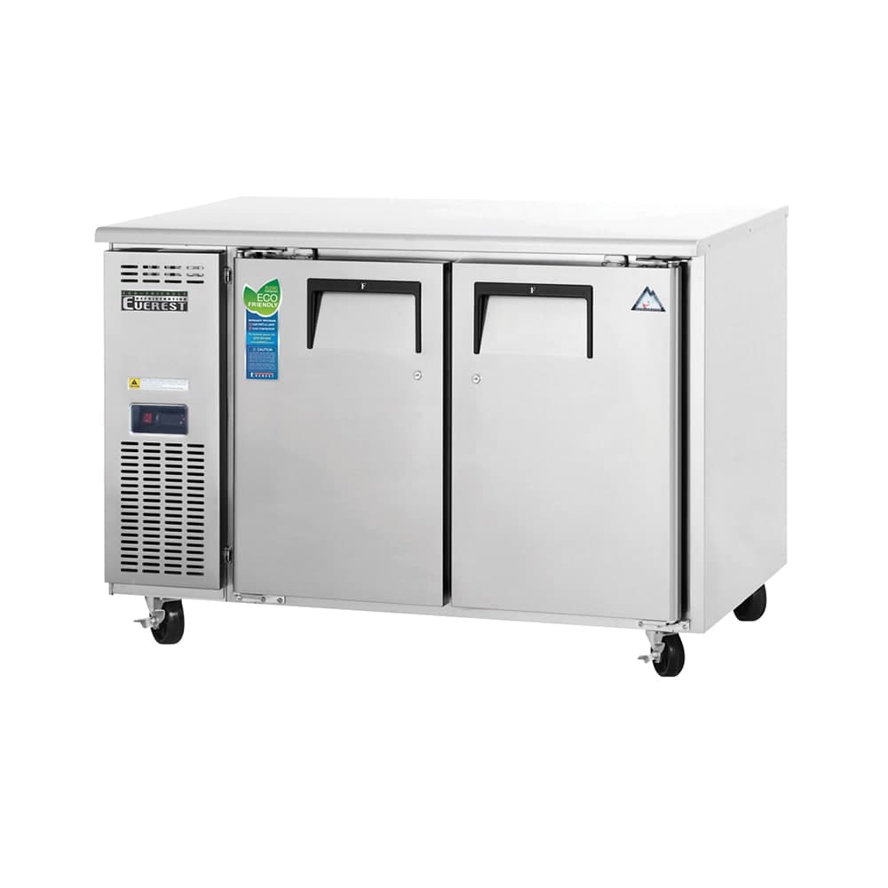 Everest Refrigeration ETF2-24 47 1/2" W Undercounter Freezer w/ (2) Sections & (2) Doors, 115v