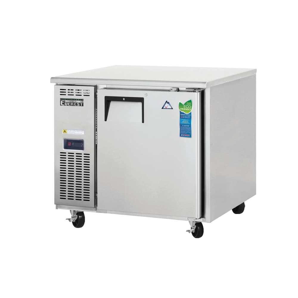 Everest Refrigeration ETR1-24 35 5/8" W Undercounter Refrigerator w/ (1) Section & (1) Door, 115v