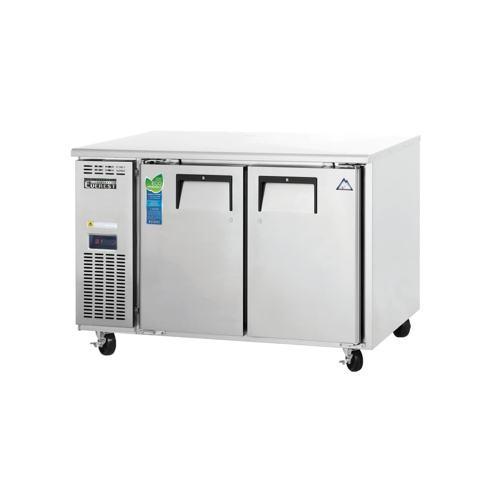 Everest Refrigeration ETR2-24 47 1/2" W Undercounter Refrigerator w/ (2) Sections & (2) Doors, 115v