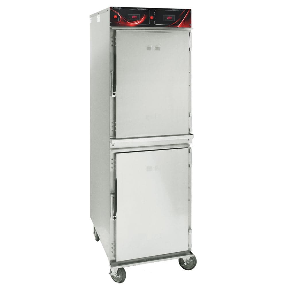 Cres Cor 1000-HH-SS-2DX Full Height Insulated Mobile Heated Cabinet w/ (16) Pan Capacity, 120v