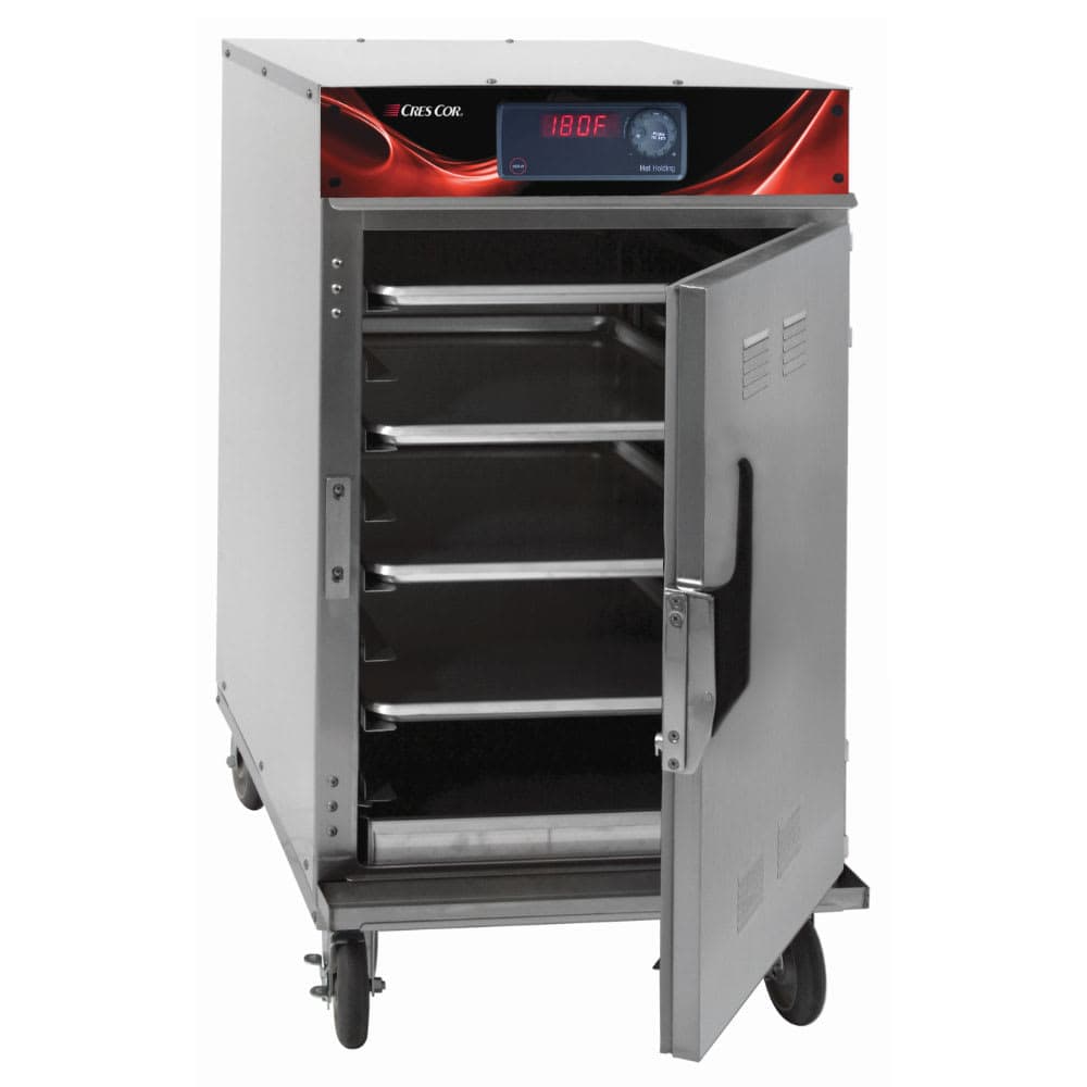 Cres Cor 1000-HH-SS-SPLIT-DX 1/2 Height Insulated Mobile Heated Cabinet w/ (8) Pan Capacity, 120v