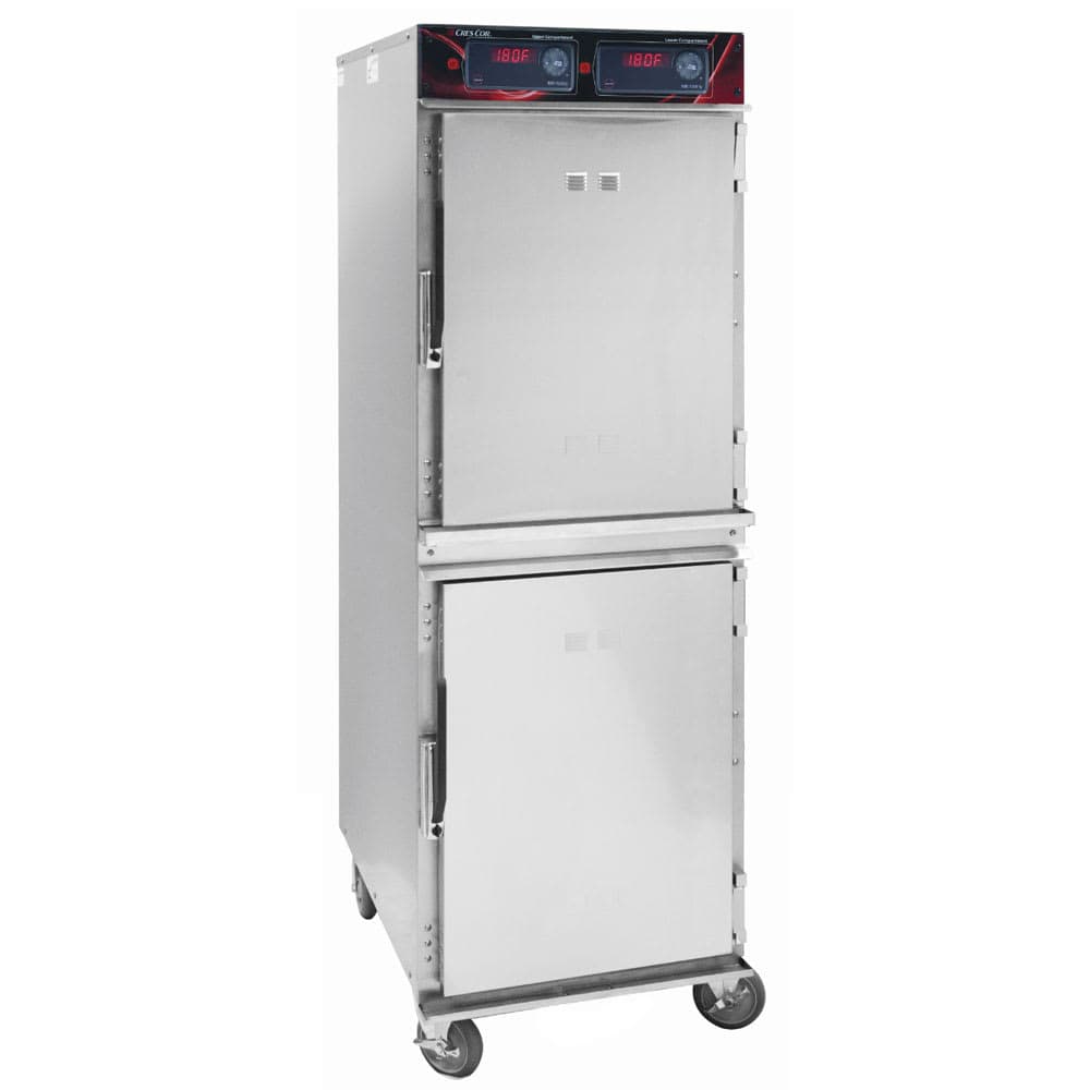 Cres Cor 1200HHSS2DX Full Height Insulated Mobile Heated Cabinet w/ (16) Pan Capacity, 120v