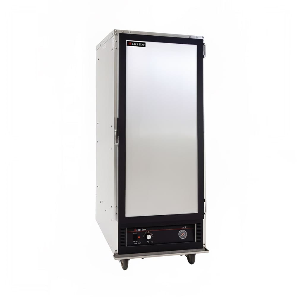 Cres Cor 131-UA-9D 3/4 Height Non-Insulated Mobile Heated Cabinet w/ (9) Pan Capacity, 120v