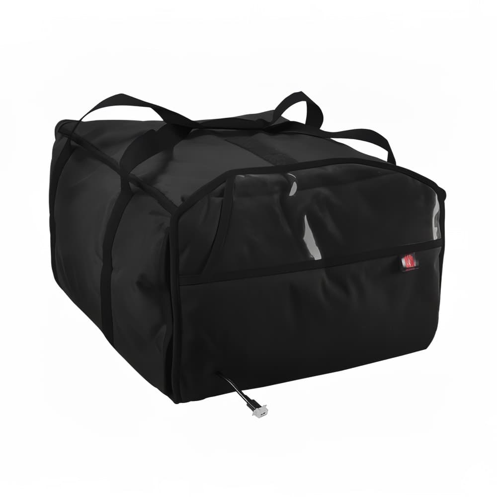 Cres Cor CHB6 Electric Pizza Delivery Bag - 18" x 19" x 12", Canvas, Black