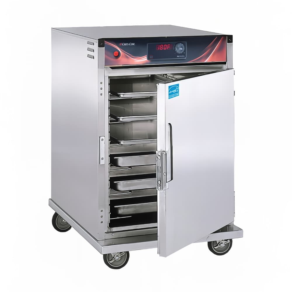 Cres Cor H-137-SUA-6D 1/2 Height Insulated Mobile Heated Cabinet w/ (6) Pan Capacity, 120v