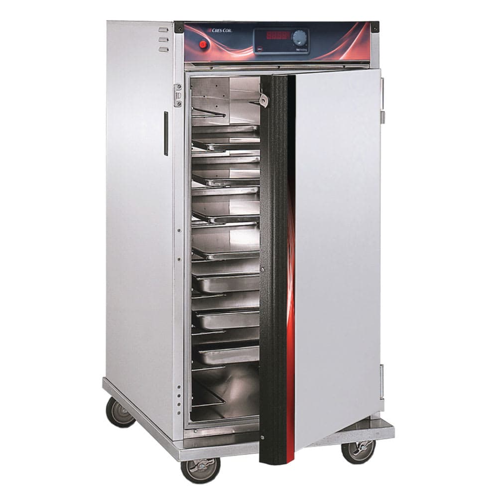 Cres Cor H-137-UA-9D 3/4 Height Insulated Mobile Heated Cabinet w/ (9) Pan Capacity, 120v