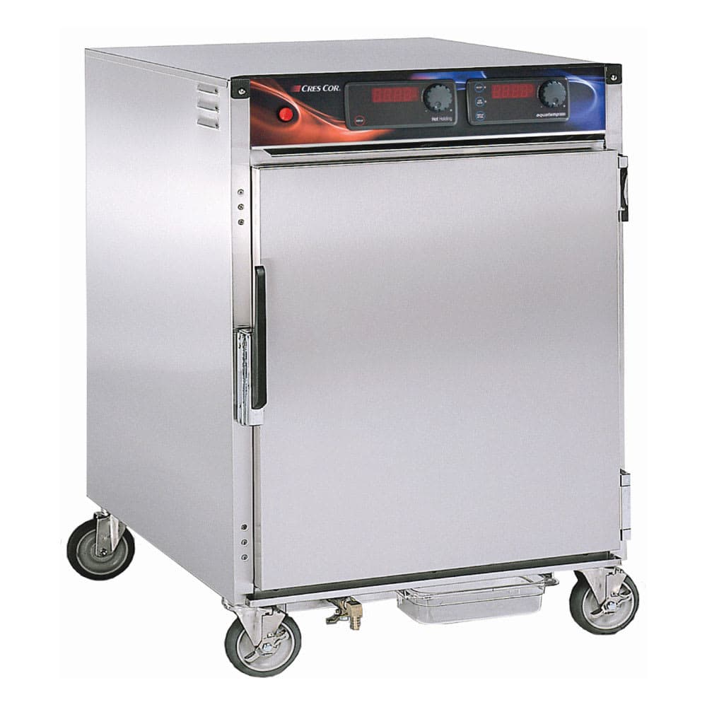 Cres Cor H-137-WSUA-6D 1/2 Height Insulated Mobile Heated Cabinet w/ (6) Pan Capacity, 120v