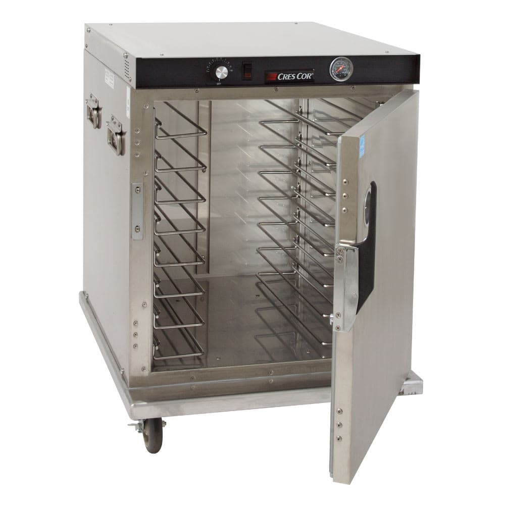 Cres Cor H-339-SS-UA-8C 1/2 Height Insulated Mobile Heated Cabinet w/ (8) Pan Capacity, 120v