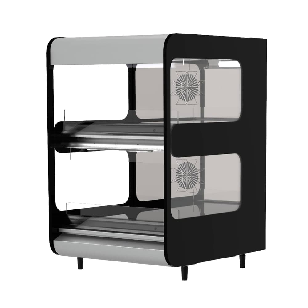 Flexeserve 21 4/5" Self Service Countertop Heated Display Case - (2) Shelves, 208v (2T-600)