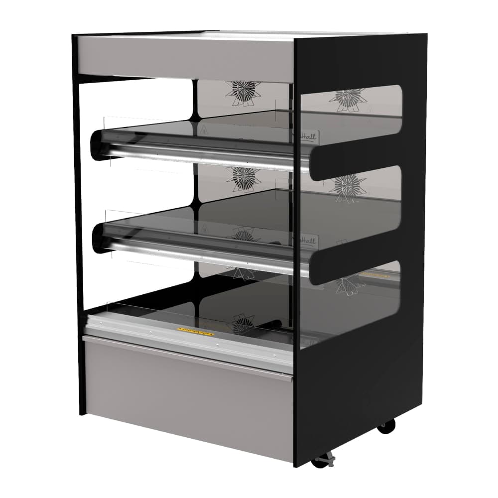 Flexeserve 38 3/10" Self Service Floor Model Heated Display Case - (3) Shelves, 208v (3T-1000)