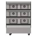 Flexeserve 39 3/10" Dual Service Floor Model Heated Display Case - (3) Shelves, 208v (3T-1000R) thumbnail 2