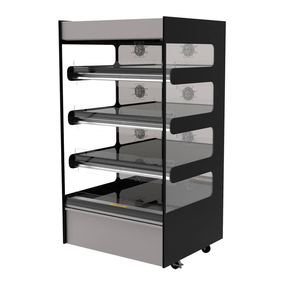 Flexeserve 38 3/5" Self Service Floor Model Heated Display Case - (4) Shelves, 208v (4T-1000)