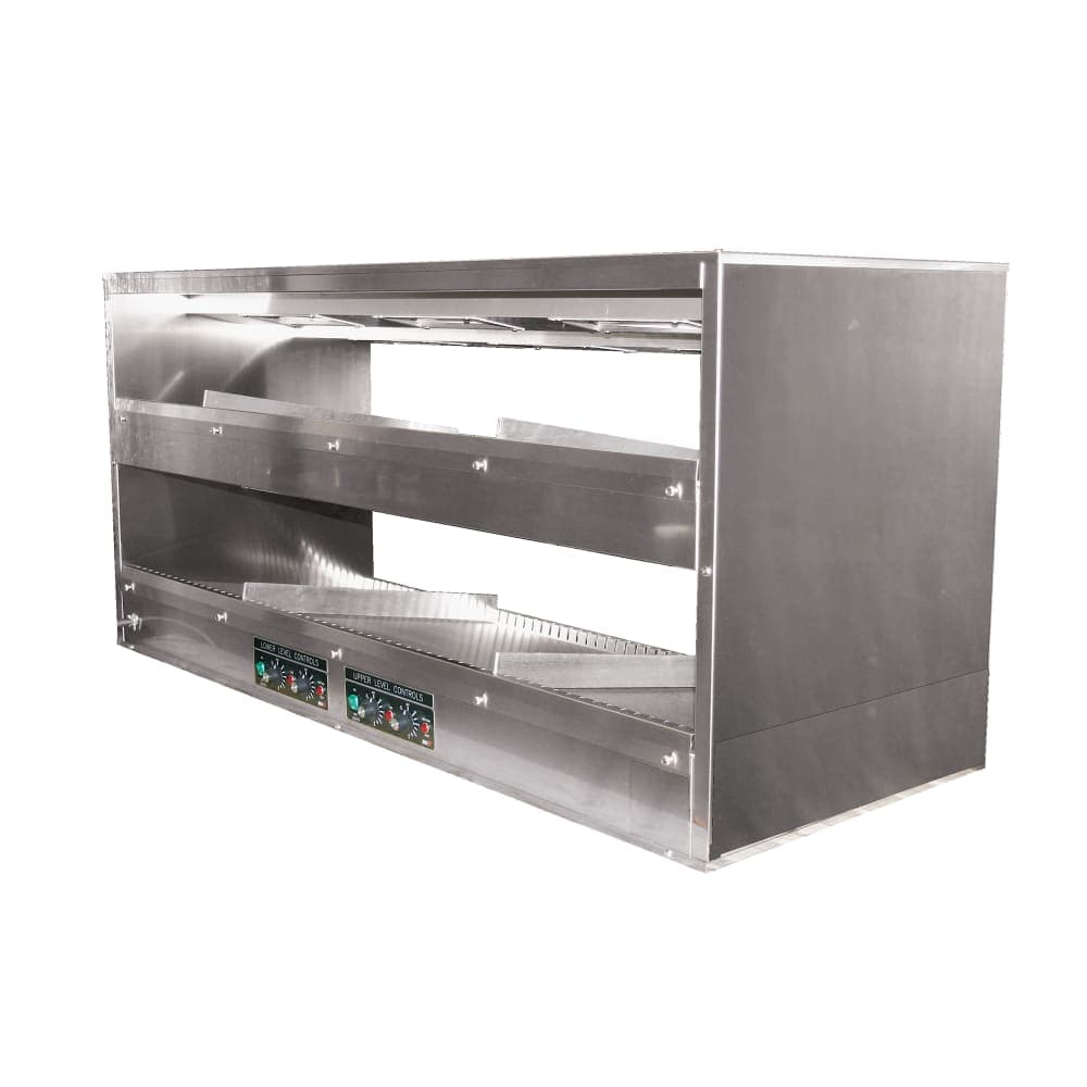 BKI 2TSM-6224R 62" Self Service Countertop Heated Display Shelf - (2) Shelves, 120v