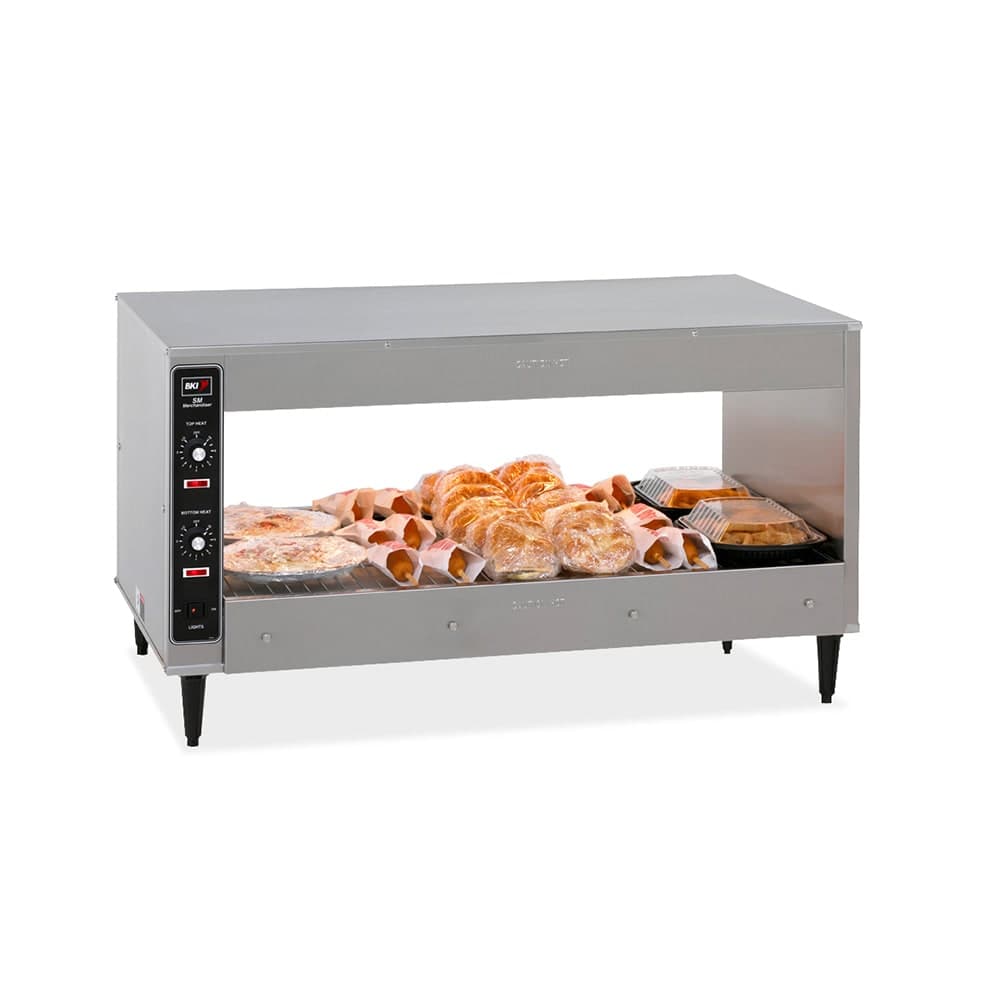 BKI SM-39 39" Self Service Countertop Heated Display Shelf - (1) Shelf, 120v