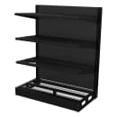 Imageworks S042460BW Planniq Strong® 4 Shelf Beer Cave Cooler Starter Shelving Unit - 49 3/4"L x 28"W x 60"H thumbnail 2