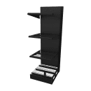 Imageworks SA022472BW Planniq Strong® 4 Shelf Beer Cave Cooler Add-On Shelving Unit - 25 3/4"L x 28"W x 72"H thumbnail 2