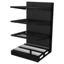 Imageworks SA033060BW Planniq Strong® 4 Shelf Beer Cave Cooler Add-On Shelving Unit - 37 3/4"L x 34"W x 60"H thumbnail 2