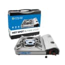 Whip-It! Butane Stove w/ Adjustable Flame & Carrying Case - 9,000 BTU, Silver (ST-HOTSPOT-01) thumbnail 2