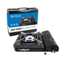 Whip-It! Butane Stove w/ Adjustable Flame & Carrying Case - 9,000 BTU, Black (ST-HOTSPOT-05) thumbnail 2