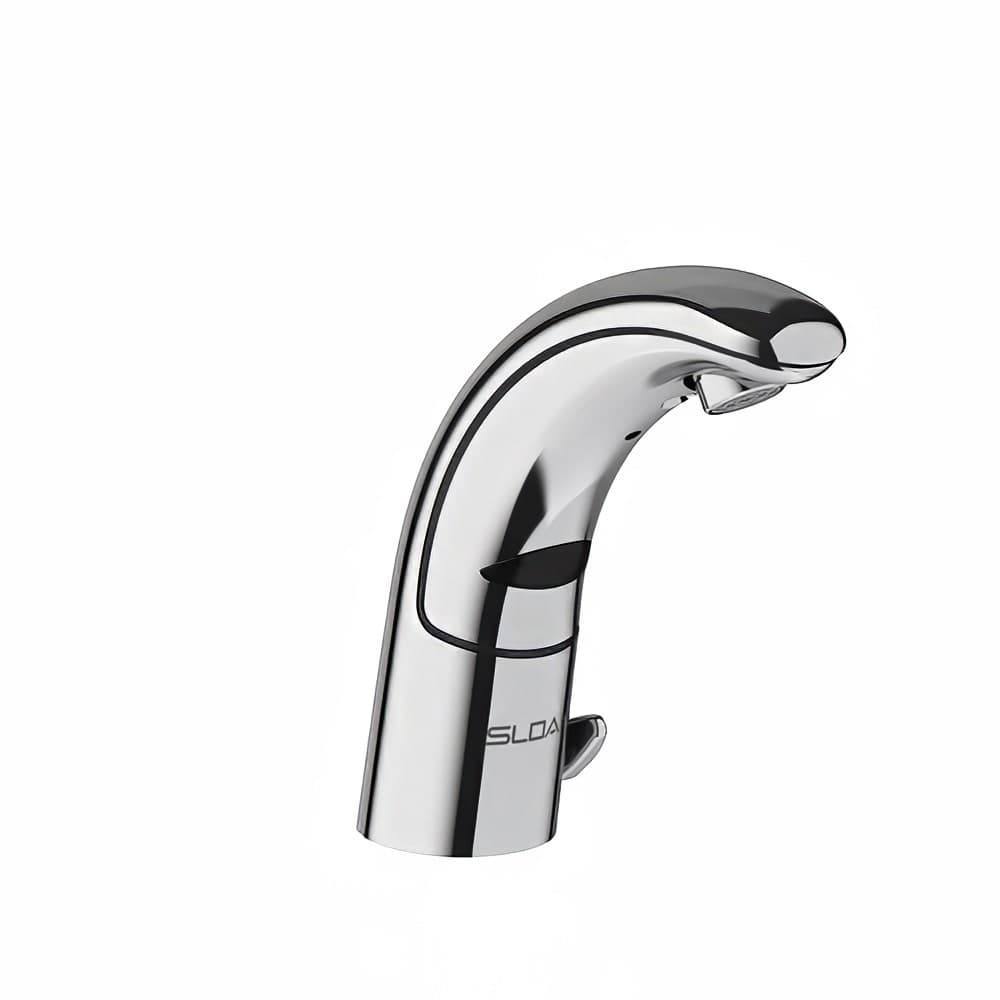 Sloan Deck Mount Electronic Faucet - Single Hole, Fixed Spout, Battery Operated (3335001)
