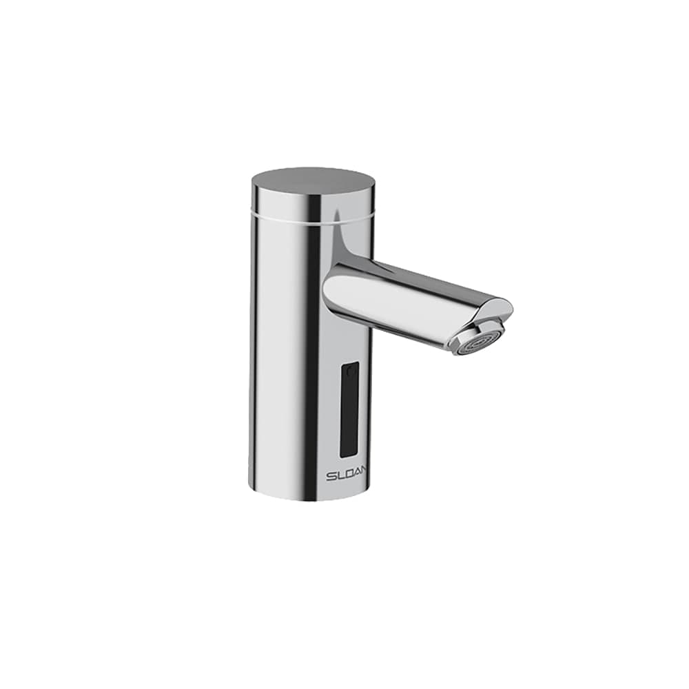 Sloan Optima® Deck Mount Electronic Faucet - Single Hole, Fixed Spout, Hardwired, Chrome (3335051)