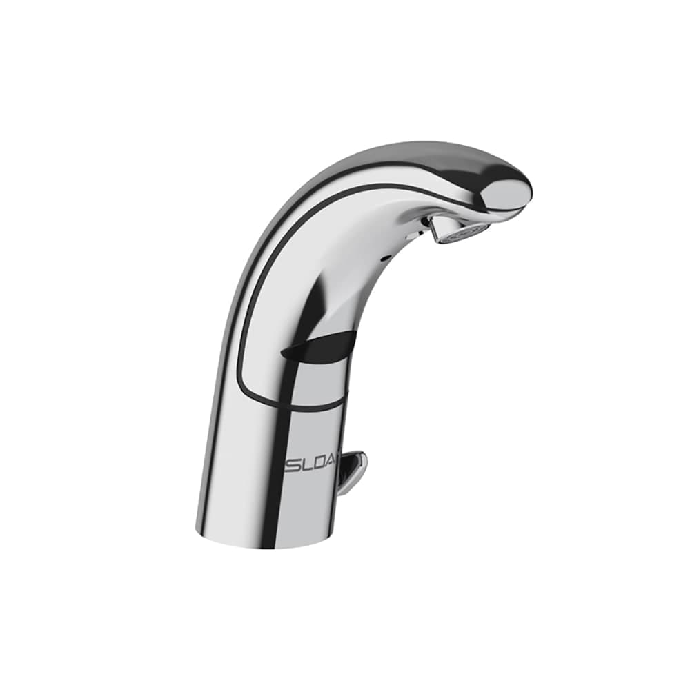 Sloan Optima® Deck Mount Electronic Faucet - Single Hole, Fixed Spout, Battery Operated, Chrome (3335109)