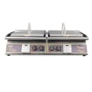 Equipex DIABLO PREMIUM Double Commercial Panini Press w/ Cast Iron Grooved Plates, 208-240v/1ph thumbnail 3