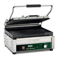 Equipex PANINI XL Single Commercial Panini Press w/ Cast Iron Grooved Plates, 208-240v/1ph thumbnail 9