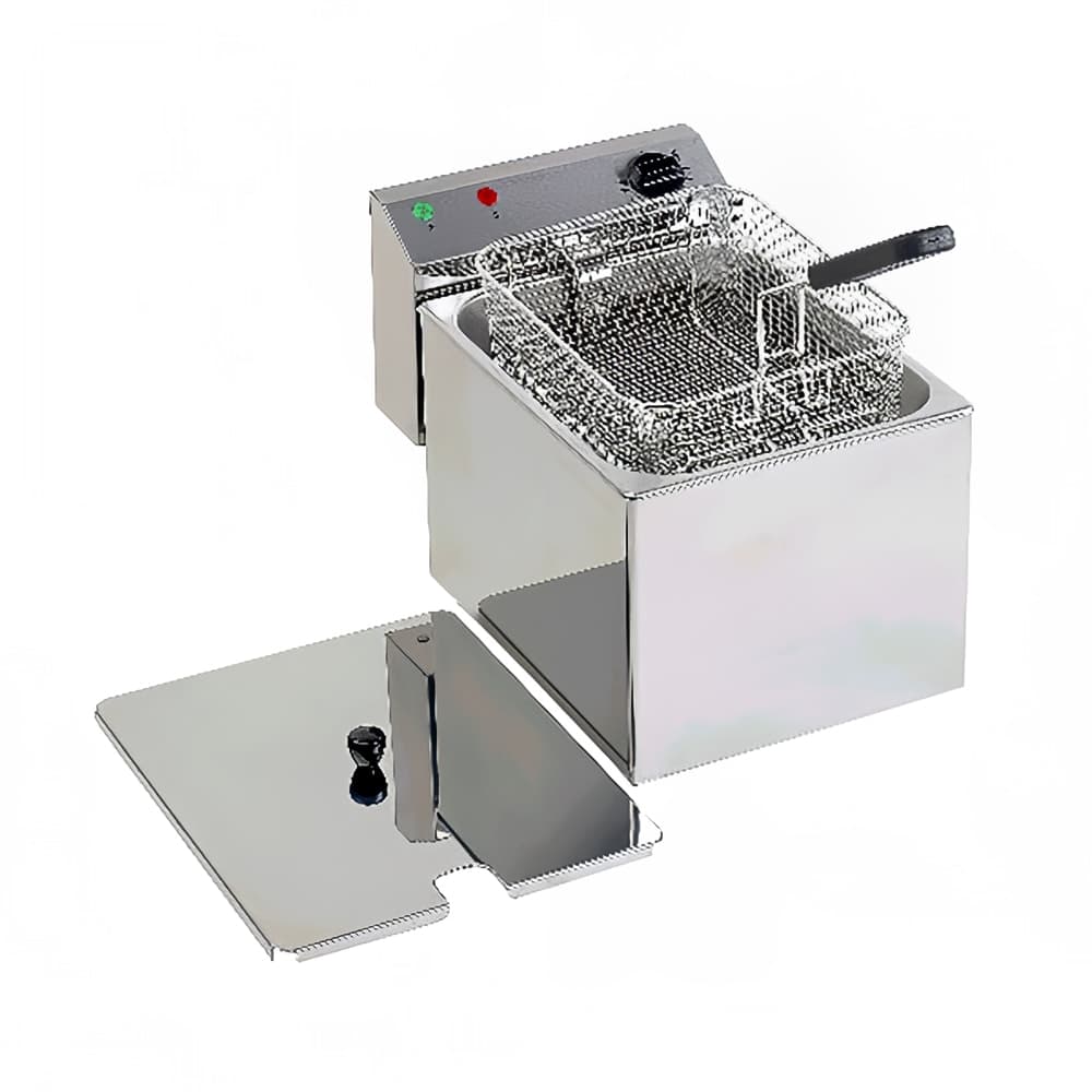 Equipex RF8SP Countertop Electric Fryer - (1) 15 lb Vat, 208 240v/1ph