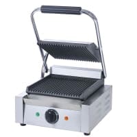 Equipex SAVOY Single Commercial Panini Press w/ Cast Iron Grooved Plates, 120v thumbnail 10