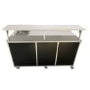 Monsam Enterprises 66" Food Cart w/ 5 1/2"D Sink & Serving Shelf (FSC-02) thumbnail 2