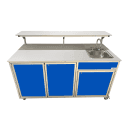 Monsam Enterprises 66" Food Cart w/ 5 1/2"D Sink & Serving Shelf (FSC-02) thumbnail 5