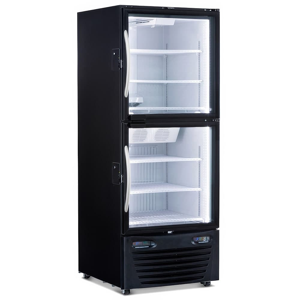 Minus Forty 22-UDGH-L2 30" One Section Glass Door Merchandiser - (2) Right Hinge Doors, Black, 115v