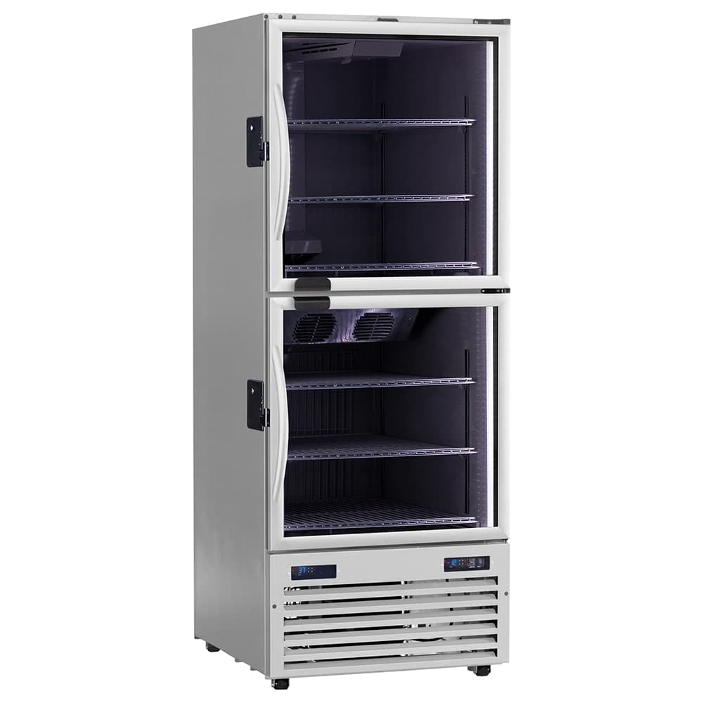 Minus Forty 22-UDGH-L2-SL 30" One Section Glass Door Merchandiser - (2) Right Hinge Doors, Silver, 115v