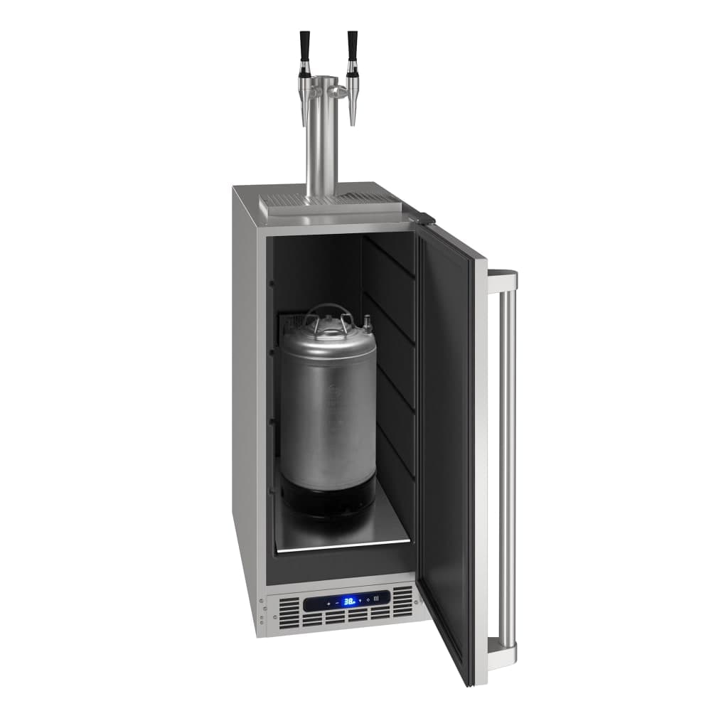 Viking Commercial 15" Kegerator Cold Coffee Dispenser w/ (2) Keg Capacity - (1) Column, Stainless, 115v (VCDE215-SSH1A)