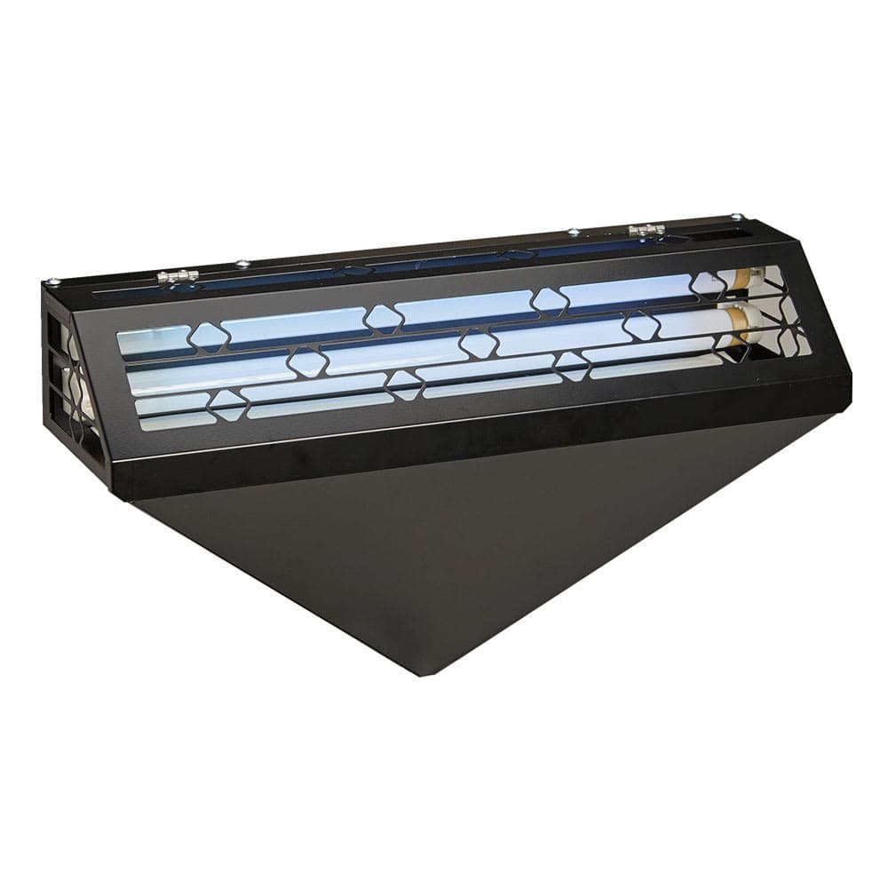 Curtron 120-150BLACK Decorative Silent Fly Trap w/ 1,800 sq ft Coverage - Black, 120v