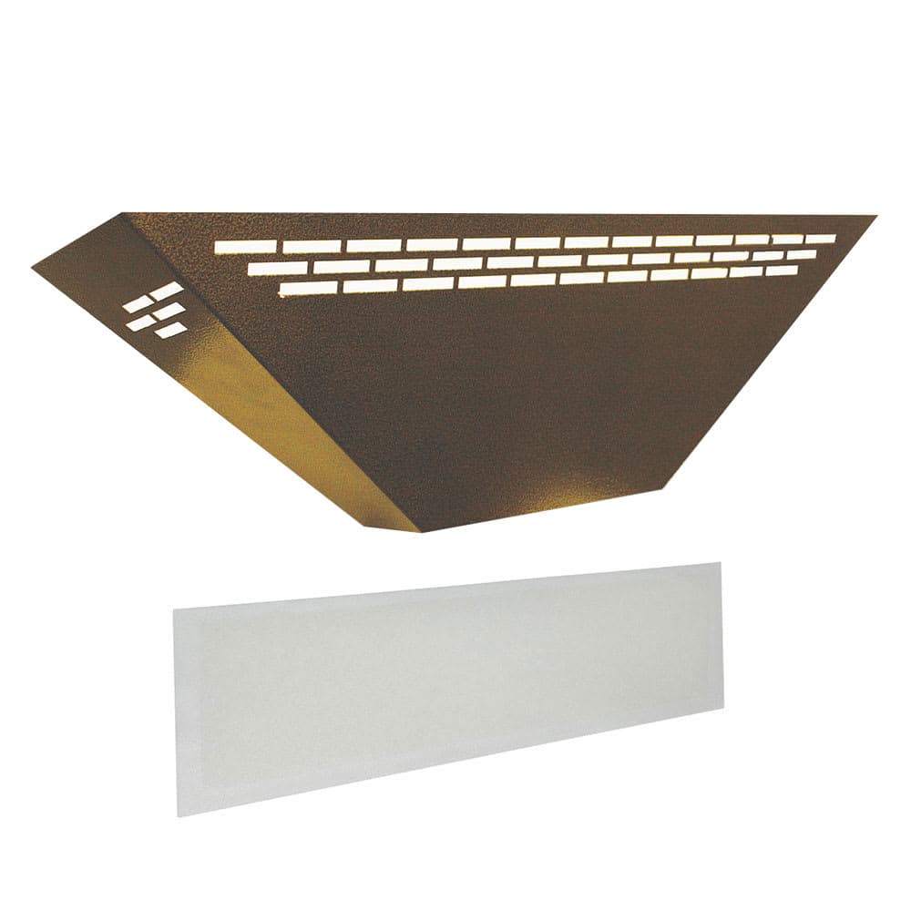 Curtron BL100-GD-COMBO Silent Fly Trap w/ Replacement Glue Boards - 15 Watt UV Light, Covers 900 Sq. Ft., Gold