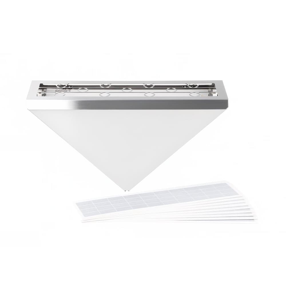 Curtron BL-150-SS-COMBO Decorative Silent Fly Trap w/ 1,800 sq ft Coverage - Stainless Steel, 120v