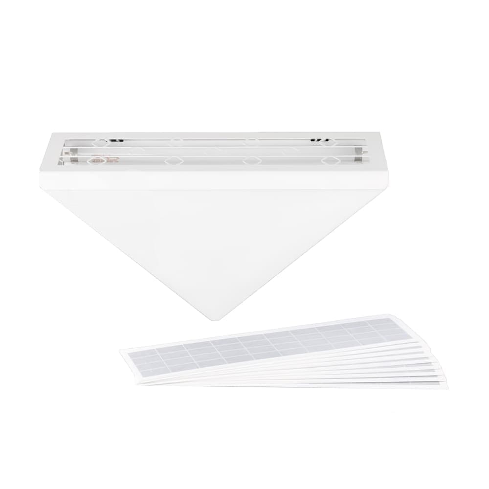 Curtron BL-150-WHITE-COMBO Decorative Silent Fly Trap w/ 1,800 sq ft Coverage - White, 120v